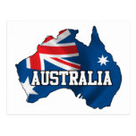 Mapa de Australia Postales