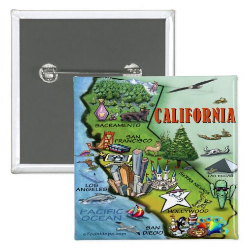 Mapa de California Pin