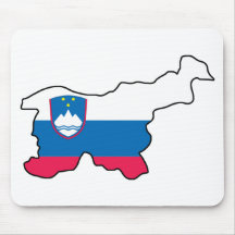 Mapa de Eslovenia Tapetes De Ratones