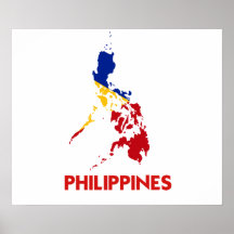 MAPA DE FILIPINAS POSTER