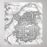 Mapa de Hanau, 1636 Poster