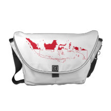 MAPA DE INDONESIA BOLSAS DE MENSAJERIA