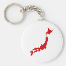 Mapa de Japón Llavero