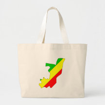 Mapa de la bandera de Congo Brazzaville del mismo  Bolsas
