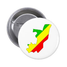 Mapa de la bandera de Congo Brazzaville del mismo  Pin