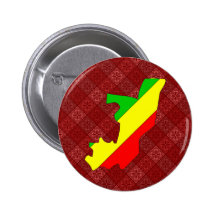 Mapa de la bandera de Congo Brazzaville del mismo  Pins