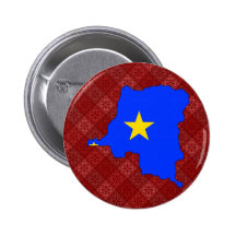 Mapa de la bandera de Congo Kinshasa del mismo tam Pins