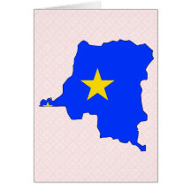Mapa de la bandera de Congo Kinshasa del mismo tam Felicitacion