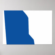 Mapa de la bandera de Delaware Impresiones