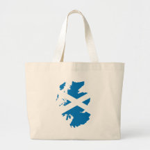 Mapa de la bandera de Escocia Bolsa De Mano