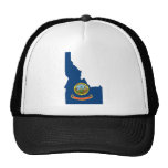 Mapa de la bandera de Idaho Gorro