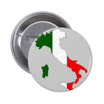 Mapa de la bandera de Italia Pin