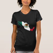 mapa de la bandera de México. la Bandera Nacional Camisetas