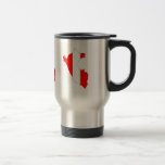Mapa de la bandera de Perú del mismo tamaño Tazas De Café