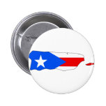 Mapa de la bandera de Puerto Rico Pin