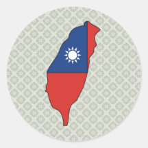 Mapa de la bandera de Taiwán del mismo tamaño Etiquetas