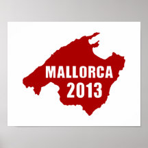 Mapa de Mallorca 2013 Impresiones
