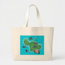 Mapa de Maui Bolsas De Mano