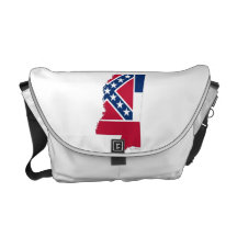 MAPA DE MISSISSIPPI BOLSAS DE MENSAJERÍA