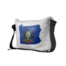MAPA DE PENNSYLVANIA BOLSAS DE MENSAJERÍA