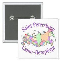 Mapa de Rusia de la ciudad de St Petersburg Pin