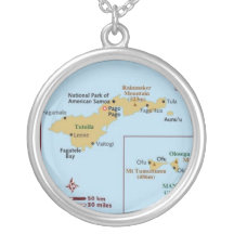 mapa de Samoa Joyerias Personalizadas
