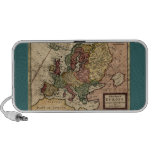 Mapa del anticuario 1721 de Europa del Moll de Her Mp3 Altavoz