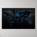Mapa del mundo poster