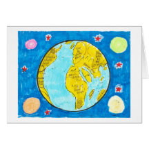 Mapa del mundo tarjetas