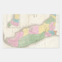 Mapa del vintage de la Florida (1839) Etiquetas