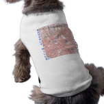 Mapa físico 1995 de Beverly Hills California Ropa De Mascota
