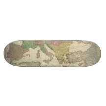 Mapa mediterráneo de Guillermo Faden Monopatines