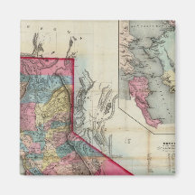 Mapa oficial del estado de California Imán Para Frigorífico