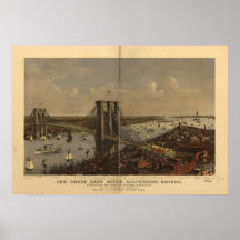 Mapa panorámico 1885 de la opinión de ojo de pájar impresiones