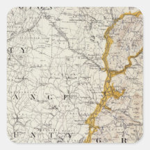 Mapa topográfico y glacial de New Hampshire 2 Colcomania Cuadrada