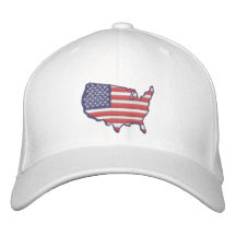 Mapa W de la bandera Gorras De Béisbol Bordadas