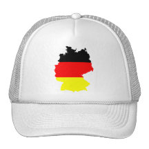 Mapa y bandera - gorra de Alemania