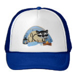 Mapache K de la travesura del campo Gorro