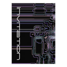 Mapas de Techno del arte Anuncios