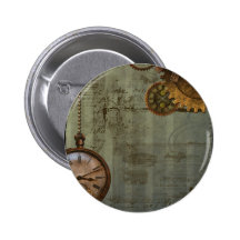 Máquina de tiempo de Steampunk Pin