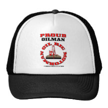 Maquinista de la plataforma petrolera, gorra del m