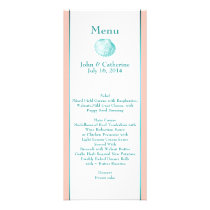 Mar elegante Shell del tema de la playa que casa e invitaciones