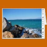 Mar, piedra y cielo tarjetas