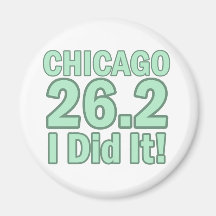 Maratón de Chicago Imán De Frigorifico