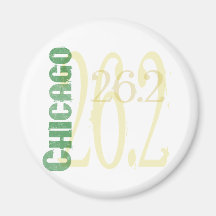 Maratón de Chicago Iman Para Frigorífico