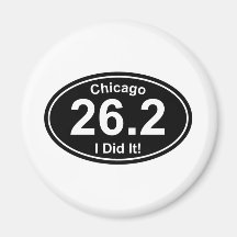 Maratón de Chicago Imán Para Frigorifico
