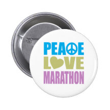Maratón del amor de la paz pins