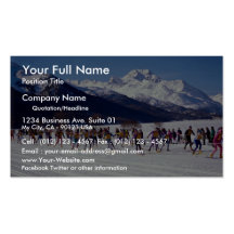 Maratón del esquí de Engadin, Silvaplana, Suiza Wi Tarjetas Personales
