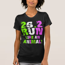 Maratón divertido 26,2 camiseta