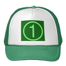 Maratón verde de NumberONE Gorros Bordados